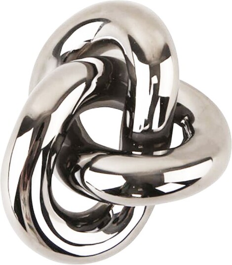 Cooee Design Knot Table large dekorasjon Light Silver