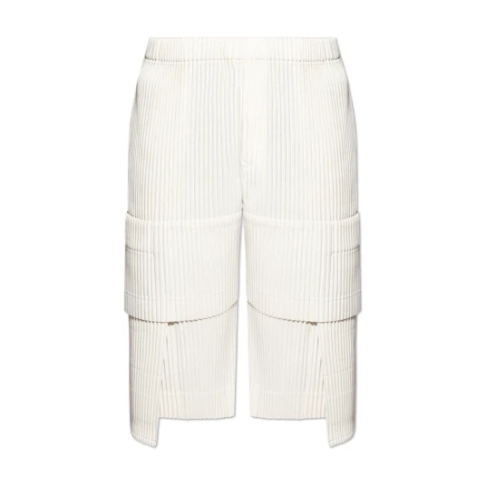 Issey Miyake Herre Shorts Beige M, Issey Miyake Herre Shorts Beige M,