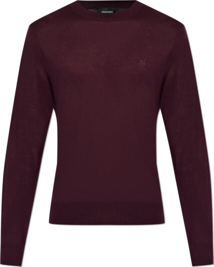 Dsquared2 Herre Strikkevarer Rød L,