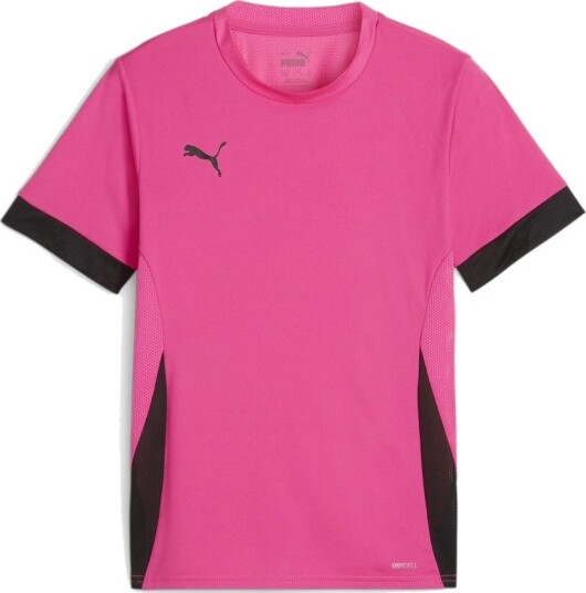 PUMA Trenings T skjorte Teamgoal   Rosa/PUMA Svart Barn størrelse 140 cm