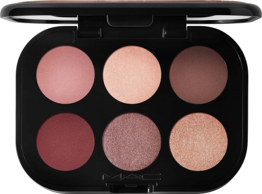 MAC Cosmetics Connect In Colour Eye Shadow Palette Embedded In Burgundy