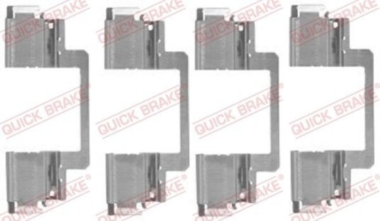 Tilbehørsett, skivebremse belegg QUICK BRAKE 109-1774