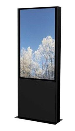 HI-ND Outdoor Totem 55" stand for LED display black HI-ND Outdoor Totem 55" stand for LED display black