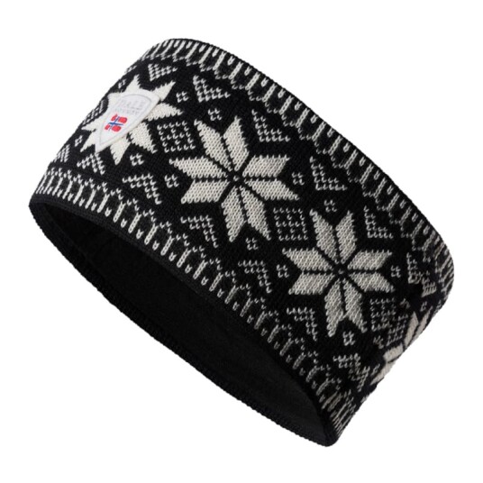 Dale of Norway Garmisch Headband OneSize, Black/Offwhite/Dark Charcoal Dale of Norway Garmisch Headband OneSize, Black/Offwhite/Dark Charcoal