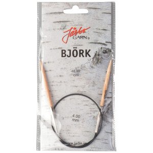 Järbo Björk Rundpinner Bjørk 40cm 4,00mm / 15.7in US6