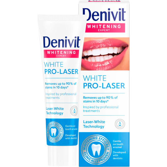 DENIVIT Whitening Expert White Pro-Laser Profesjonell tannkrem for hvitere tenner (50 ml) DENIVIT Whitening Expert White Pro-Laser Profesjonell tannkrem for hvitere tenner (50 ml)