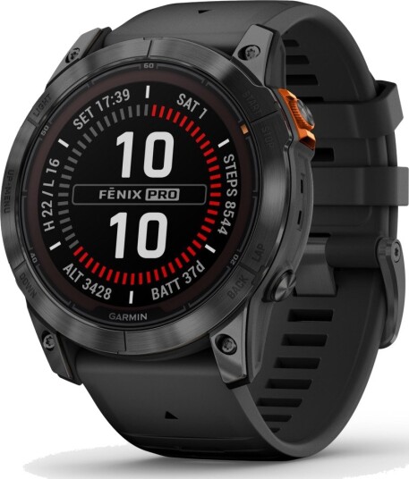 Garmin Fenix 7X Pro Solar Edition  Slate Gray/Black