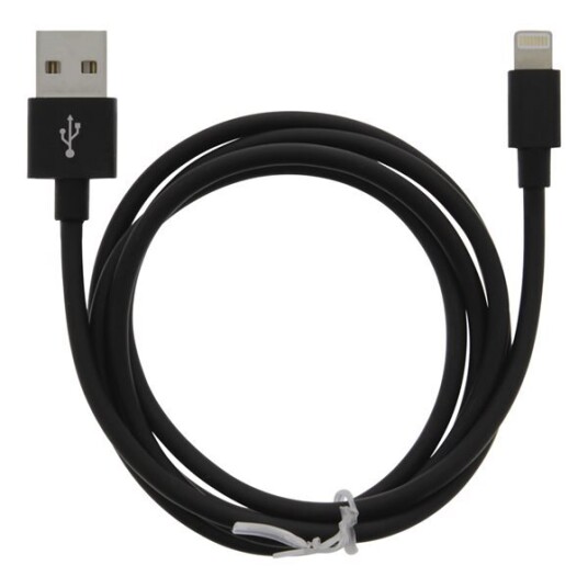 Moba USB-kabel USB til Lightning 2,4A 1m - Sort