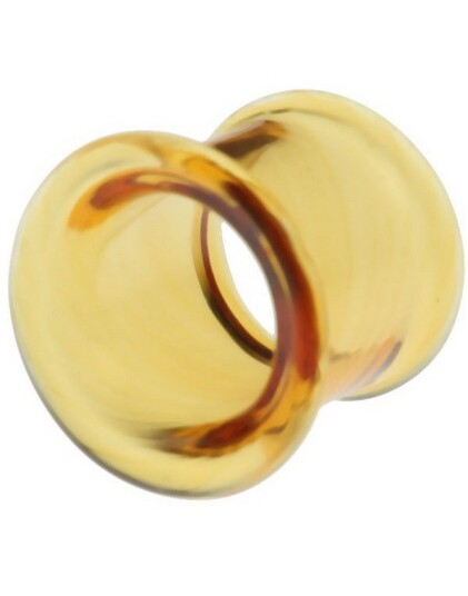 Lys Brun Pyrex Piercing Tunnel Strl 3 mm Lys Brun Pyrex Piercing Tunnel Strl 3 mm