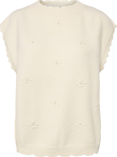 Cream Cravie Knit Slipover Cream XL/XXL Cream Cravie Knit Slipover Cream XL/XXL