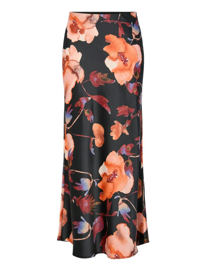 YAS Yaspella Hw Maxi Skirt S. Noos - Multi/patterned - XS