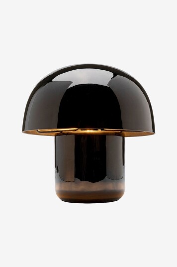 KARE Design   Bordlampe Mushroom Svart 20cm Svart