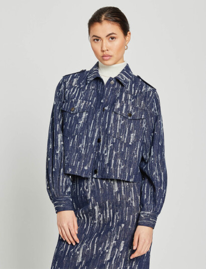 Bruuns Bazaar Ixorabbgingea Jacket - Blue - 34 Bruuns Bazaar Ixorabbgingea Jacket - Blue - 34
