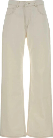 Ami Paris Dame Jeans Beige W26,