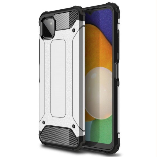 INCOVER Samsung Galaxy A22 (5G) Armor Guard Shock Proof Deksel - Sølv