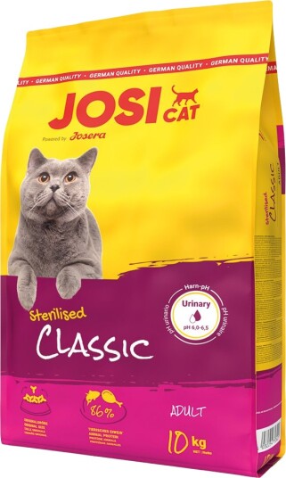 Josicat Tørrfôr Sterilised Classic Laks 2 X 10 kg Josicat Tørrfôr Sterilised Classic Laks 2 X 10 kg