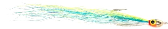Umpqua Flies Jiggy - Blue/Yellow/Chartreuse