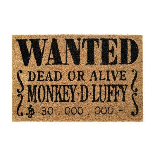 One Piece Dørmatte Wanted