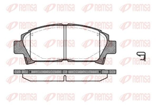 Bremseklosser REMSA 0427.02 Bremseklosser REMSA 0427.02