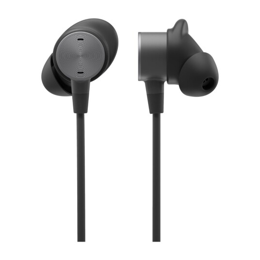 Logitech Zone Wired Earbuds Teams - Grafitt - Usb Hodesett 3,5 Mm Jakk Microsoft Teams Svart