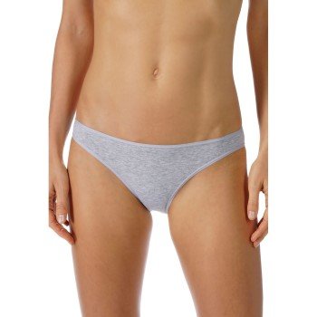 Mey Truser Cotton Pure Mini Briefs gråmelerød bomull 46 Dame