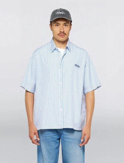 Edwin Toledo Shirt Ss White/Blue Blue XL Edwin Toledo Shirt Ss White/Blue Blue XL