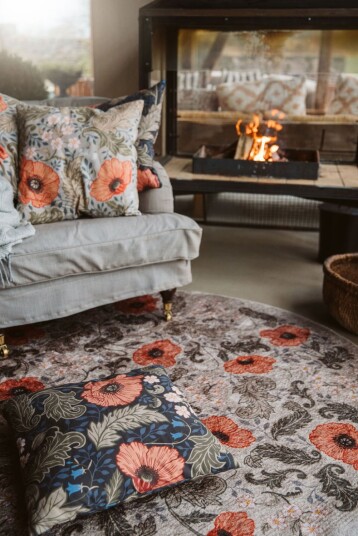 Rundt teppe   Poppy beige Størrelse: Ø 200 cm