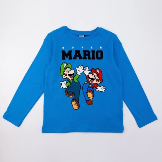 Super Mario Genser High Five - 152 / 12 år - Barn - Gutt/Jente - 100% bomull