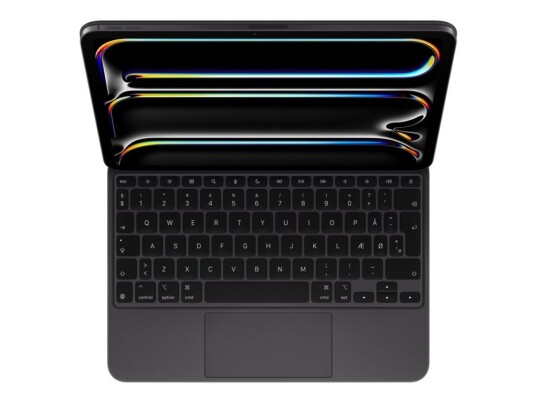 Apple Magic Keyboard - Tastatur Og Folioveske - Med Styrepute - Bakbelysning - Apple Smart Connector - Qwerty - Dansk - Svart Apple Magic Keyboard - Tastatur Og Folioveske - Med Styrepute - Bakbelysning - Apple Smart Connector - Qwerty - Dansk - Svart