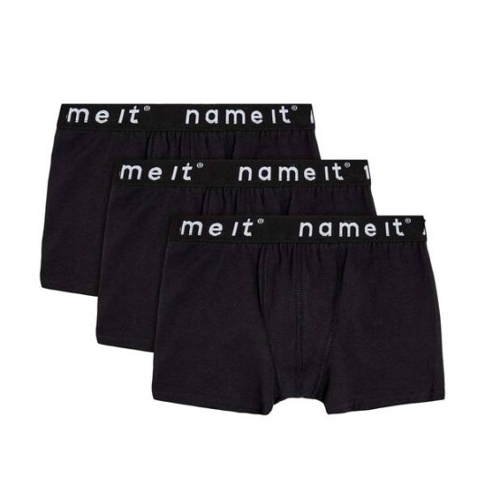 Name It 3-Pack Boxere Til Barn, Black Name It 3-Pack Boxere Til Barn, Black