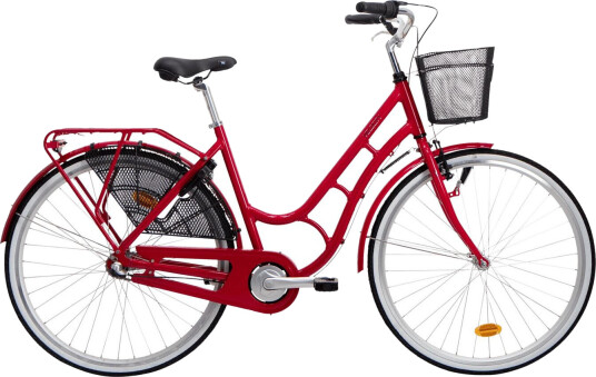 VeloCity by White Vilma 28" 3-speed Classic Red 24, bysykkel, dame RED VeloCity by White Vilma 28" 3-speed Classic Red 24, bysykkel, dame RED