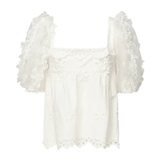 For Love & Lemons Dame Bluser & Skjorter Hvit M