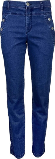 2 Biz Dame Jeans Blå M,