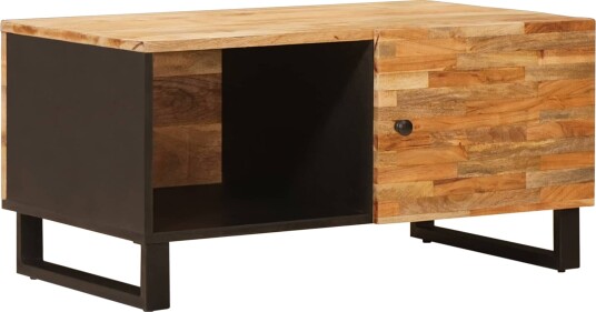 Kaffebord Brun 80 x 50 x 40 cm Massiv mango tre