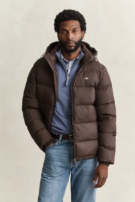 Gant Active Cloud Jacket BLACK BROWN XL