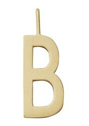 Design Letters Archetype Charm 16 mm Gold A-Z B