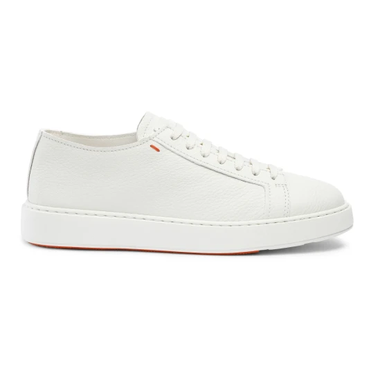 Santoni Herre Sko Hvit 43 EU