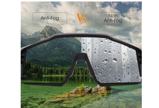Raske briller - Ke9022 Anti-fog Photochromic fra Kapvoe - Svart - plast - sport - standard