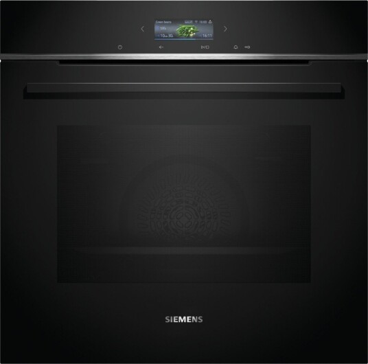 Siemens iQ700 Innbyggingsovn 71L med Pyrolyse og Smart App Kontroll, Svart