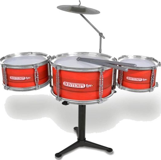 Bontempi Trommesett For Barn Svart