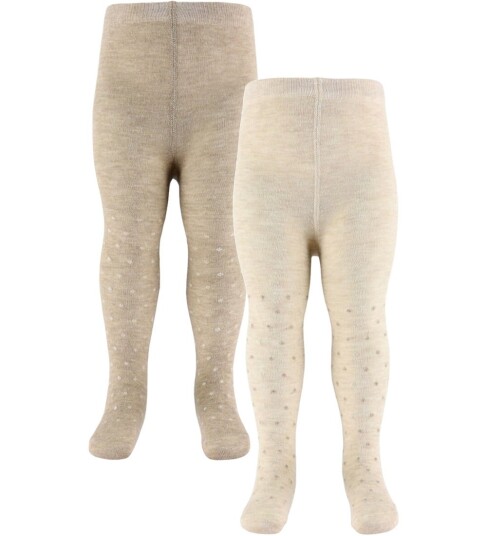 Minymo Wool Stocking 2 Pack Beige 116\122
