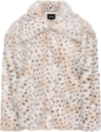 ONLY Onljade Animal Fur Jacket Otw PUMICE STONE L