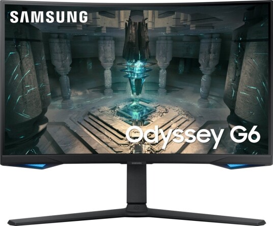 Samsung Odyssey G6 27" QHD Gaming-skjerm 240Hz Kurvet VA HDR Sort