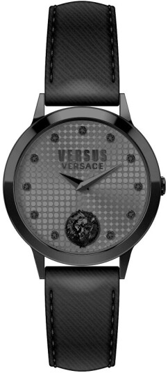 Versus by Versace Dameklokke VSP571521 Strandbank Grå/Lær Ø34 mm