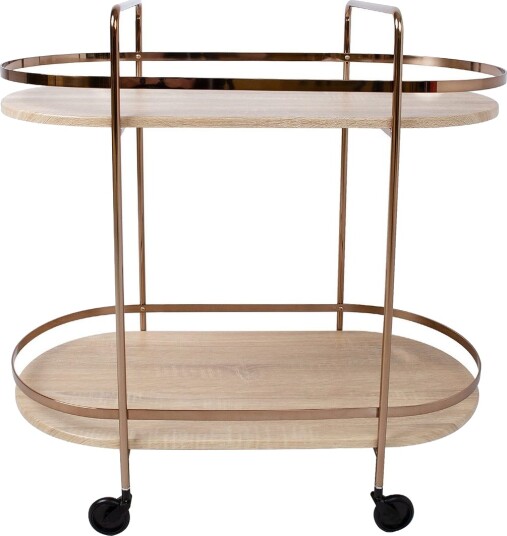 Genova Serveringsbord 80x42x80 cm Lysebrun