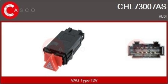 Varselblinklysbryter CASCO CHL73007AS