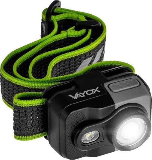 Vayox Hodelykt VA0196 800 lm LED vanntett IP66 4 lysnivåer