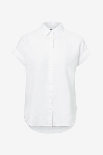 Lauren Ralph Lauren - Skjorte Broono Short Sleeve Shirt - Hvit