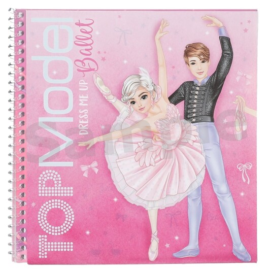 TOPModel Dress Me Up klistremerkebok BALLET 413611