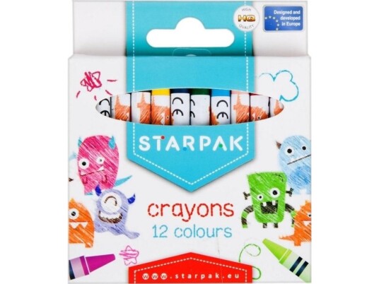 Starpak And Wax Pencils 12Kol Starpak Pud12/144